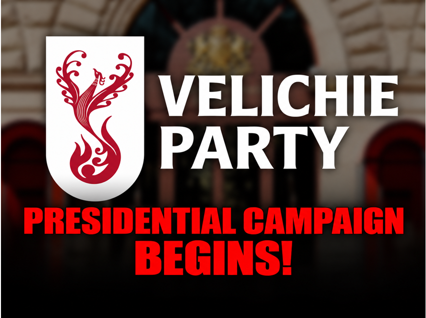 Velichie Submits Nearly 7,000 Signatures for the Presidential Election 